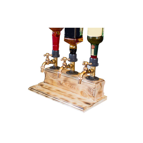 Wood Holder for Liquor, Wine, Whiskey or Beer