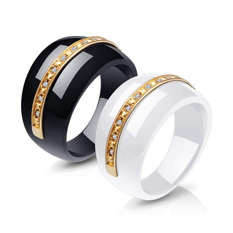 Zircon Canal Bague Couple