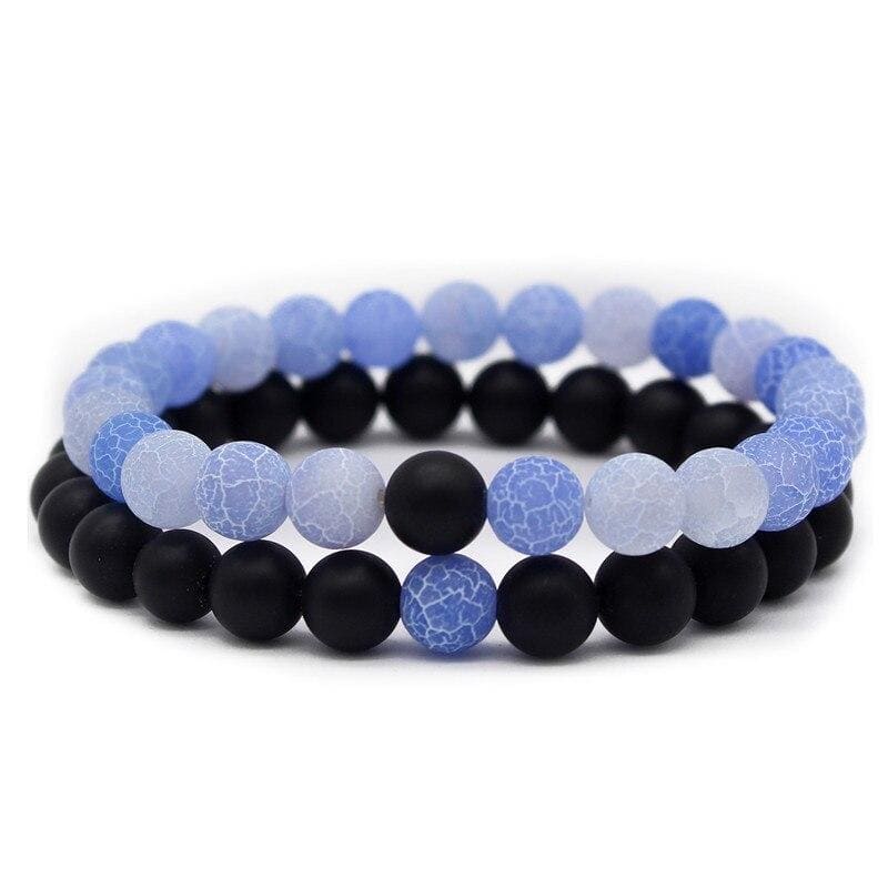 Blue Quartz Couple Bracelets