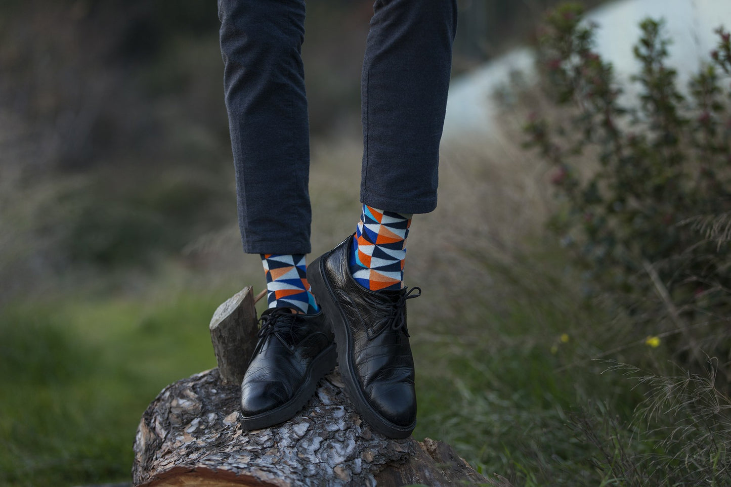 Men's Stylish Triangle Socks