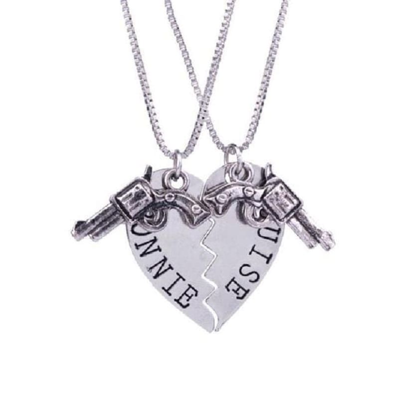 Bonnie & Clyde Couple Necklaces