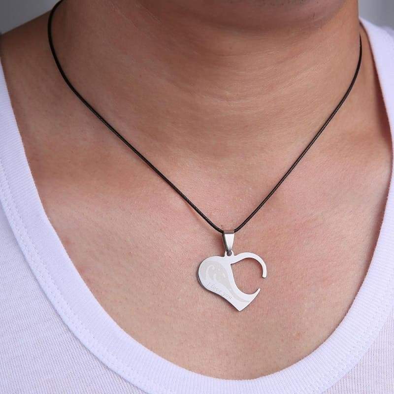 Love Heart Man Necklaces