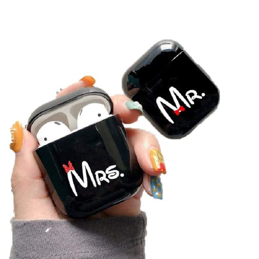 Mr. Mrs. AirPods Couple Case