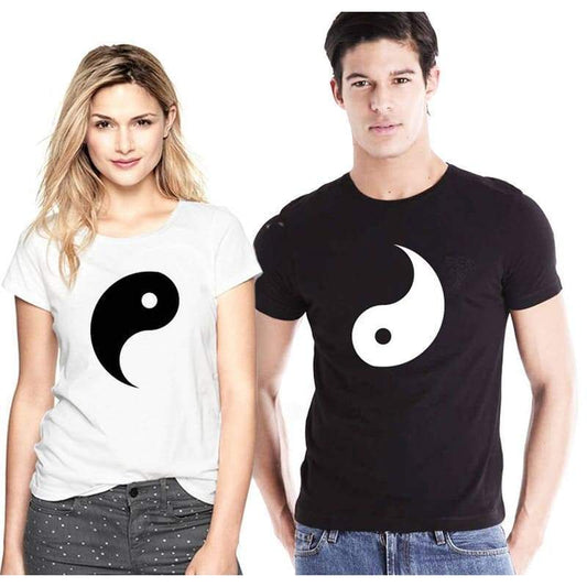 Yin Yang Couple T-shirts