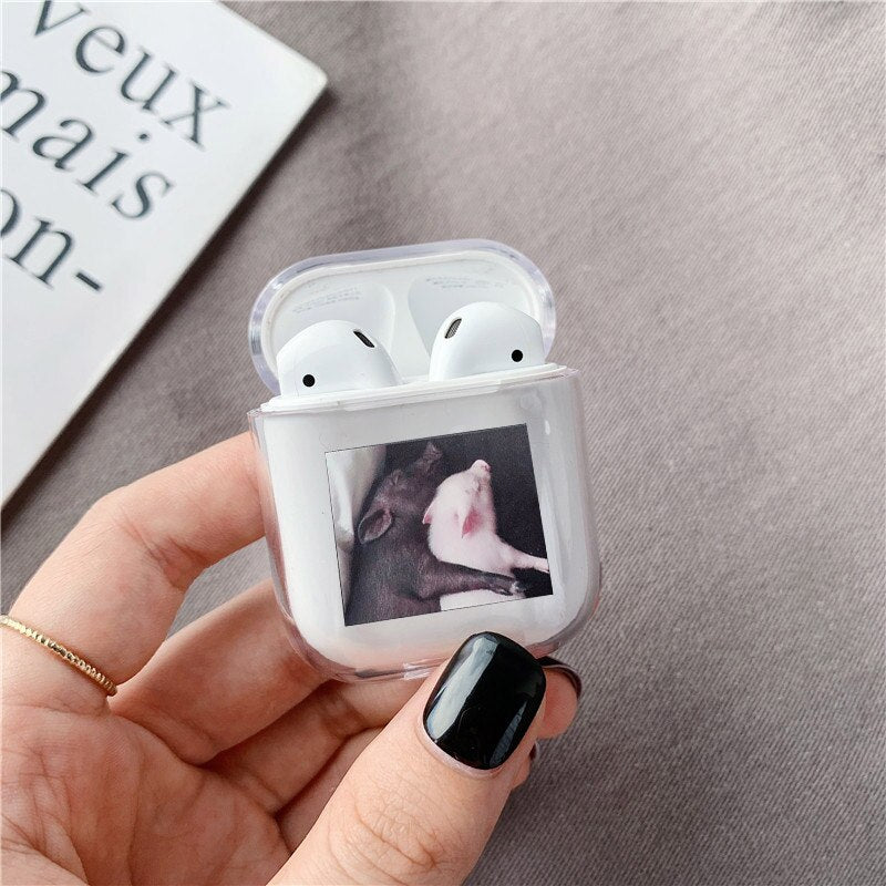 AirPods Couple Case <br/> Cute Couple Cartoon Pig