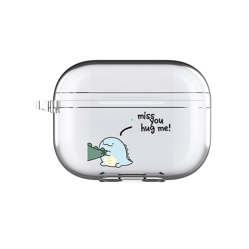 AirPods Couple Case <br/> Cute Cartoon Dinosaur