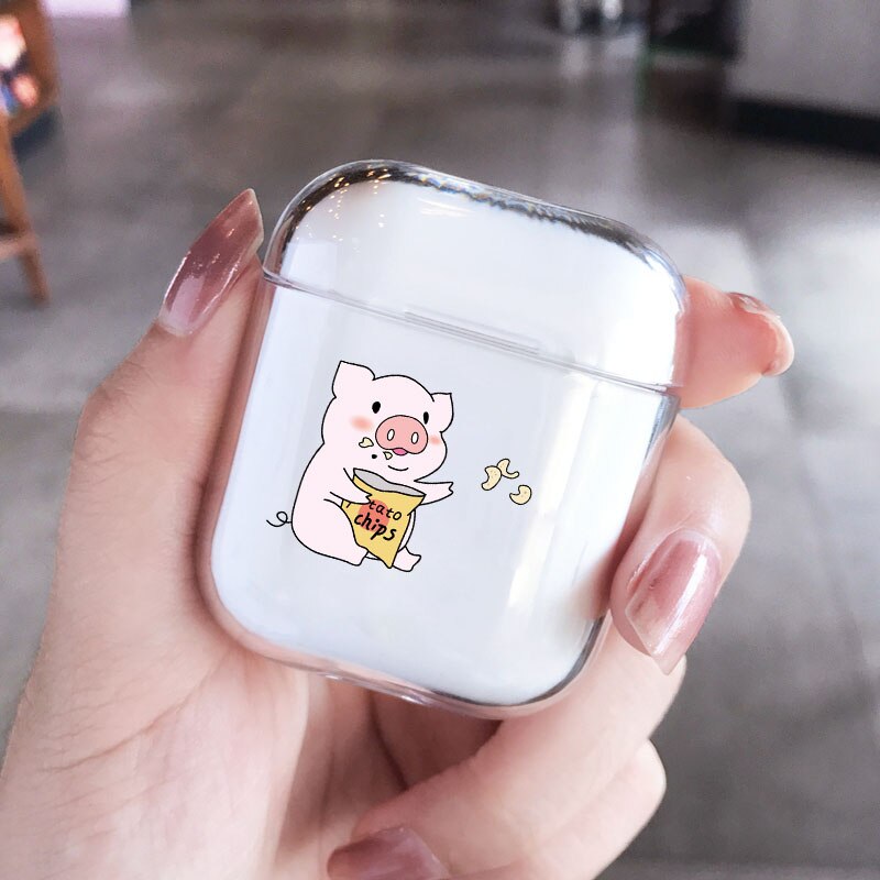 AirPods Couple Case <br/> Cute Couple Cartoon Pig