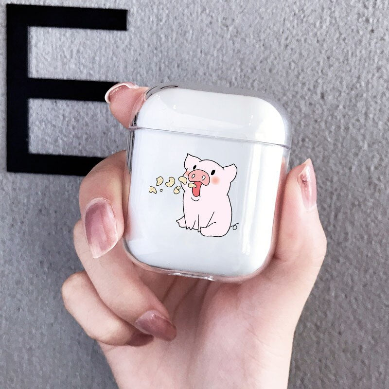 AirPods Couple Case <br/> Cute Couple Cartoon Pig