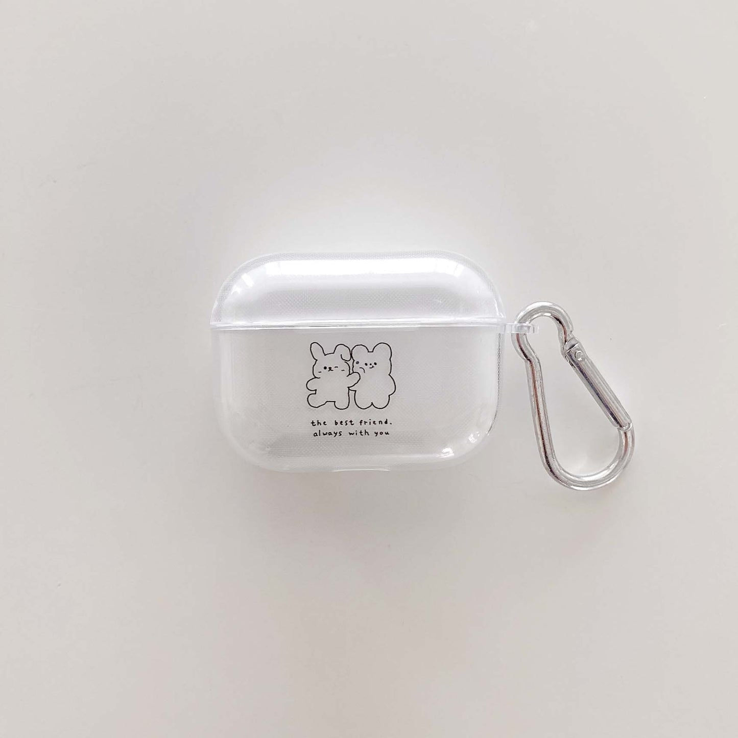 AirPods Couple Case <br/> Cute Rabbit and Bear Couple