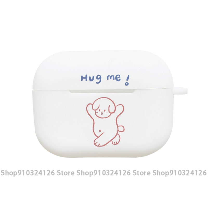 AirPods Couple Case <br/> Cute Teddy Couple Case