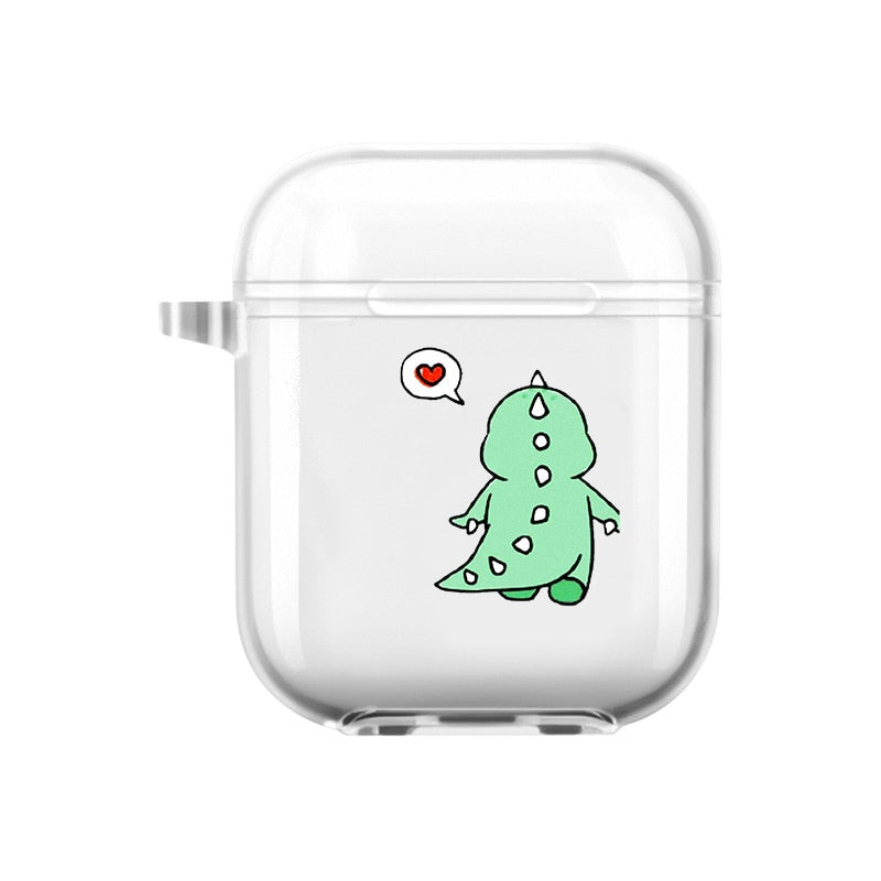 AirPods Couple Case <br/> Cute Cartoon Dinosaur