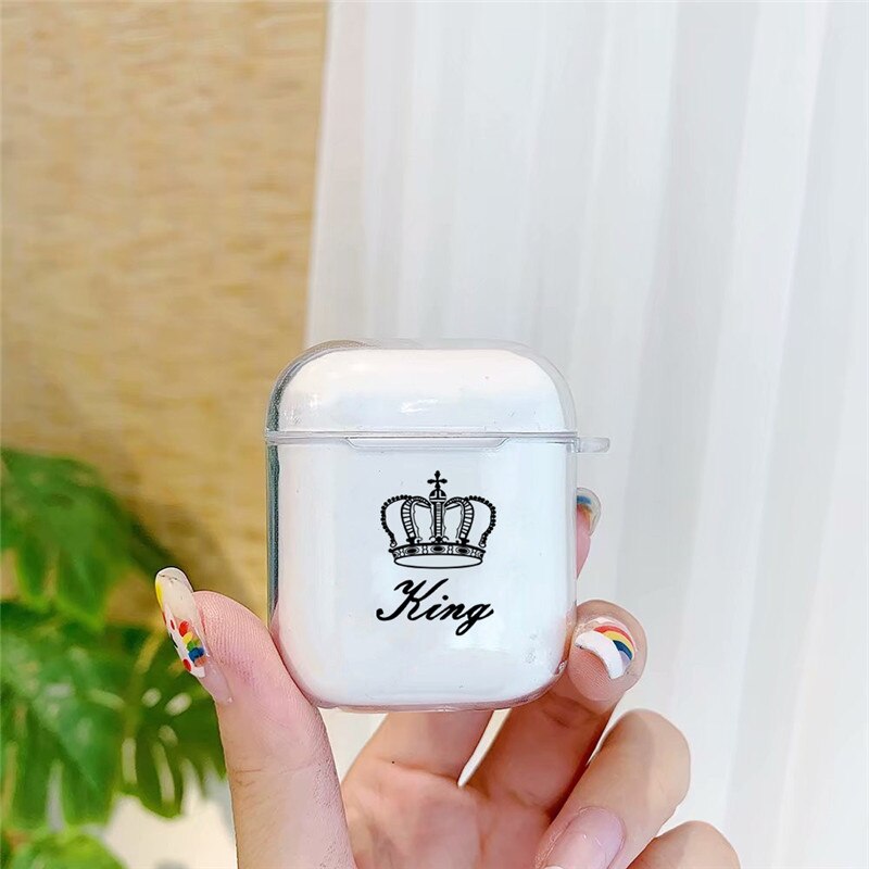 AirPods Couple Case <br/> Cute King Queen Couple