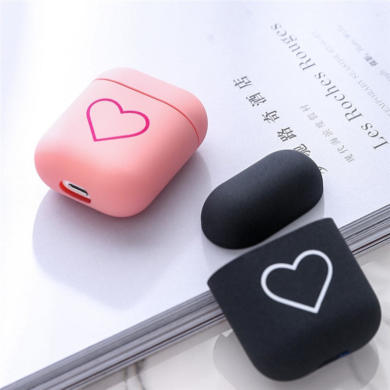 AirPods Couple Case <br/> Cute Heart Couple