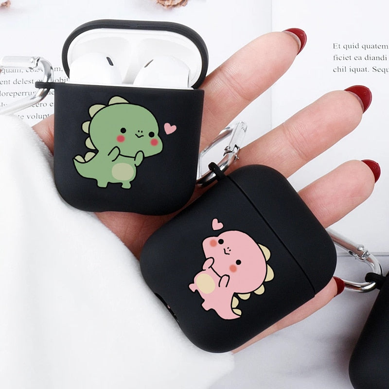 AirPods Couple Case <br/> Cute Dinosaur Couple