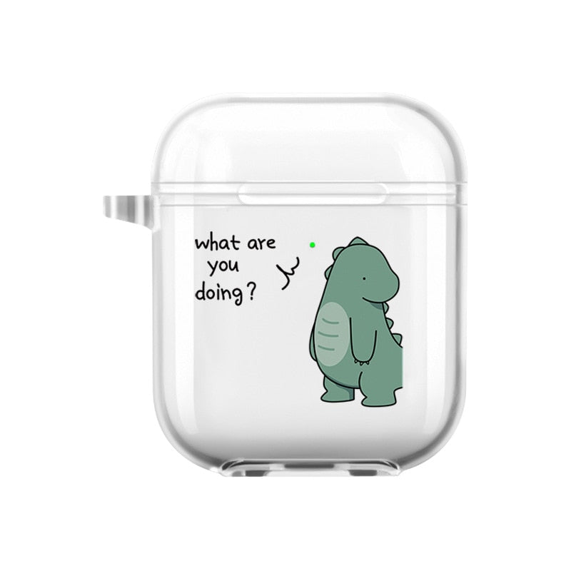 AirPods Couple Case <br/> Cute Cartoon Dinosaur