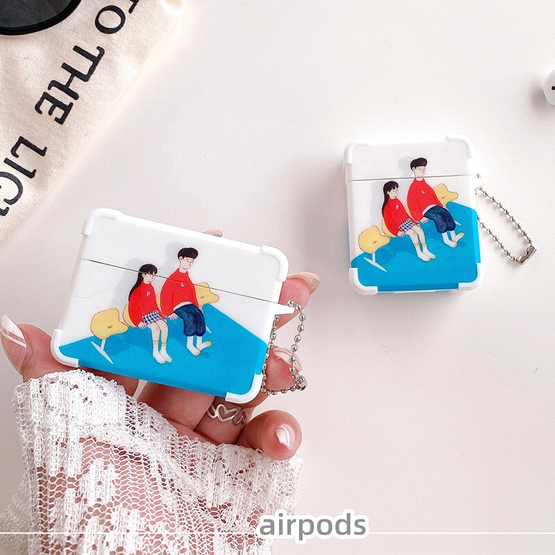 AirPods Couple Case <br/> Cartoon Cute Couple