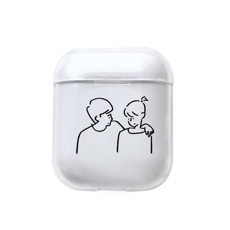 AirPods Couple Case <br/> Cute Plant Couple Cartoon