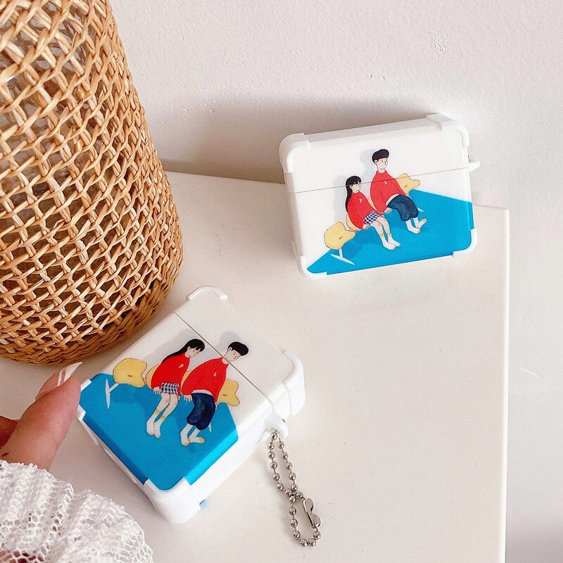 AirPods Couple Case <br/> Cartoon Cute Couple