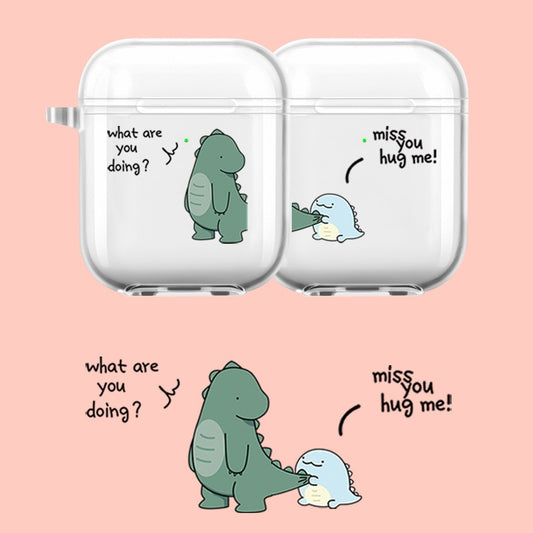 AirPods Couple Case <br/> Cute Cartoon Dinosaur