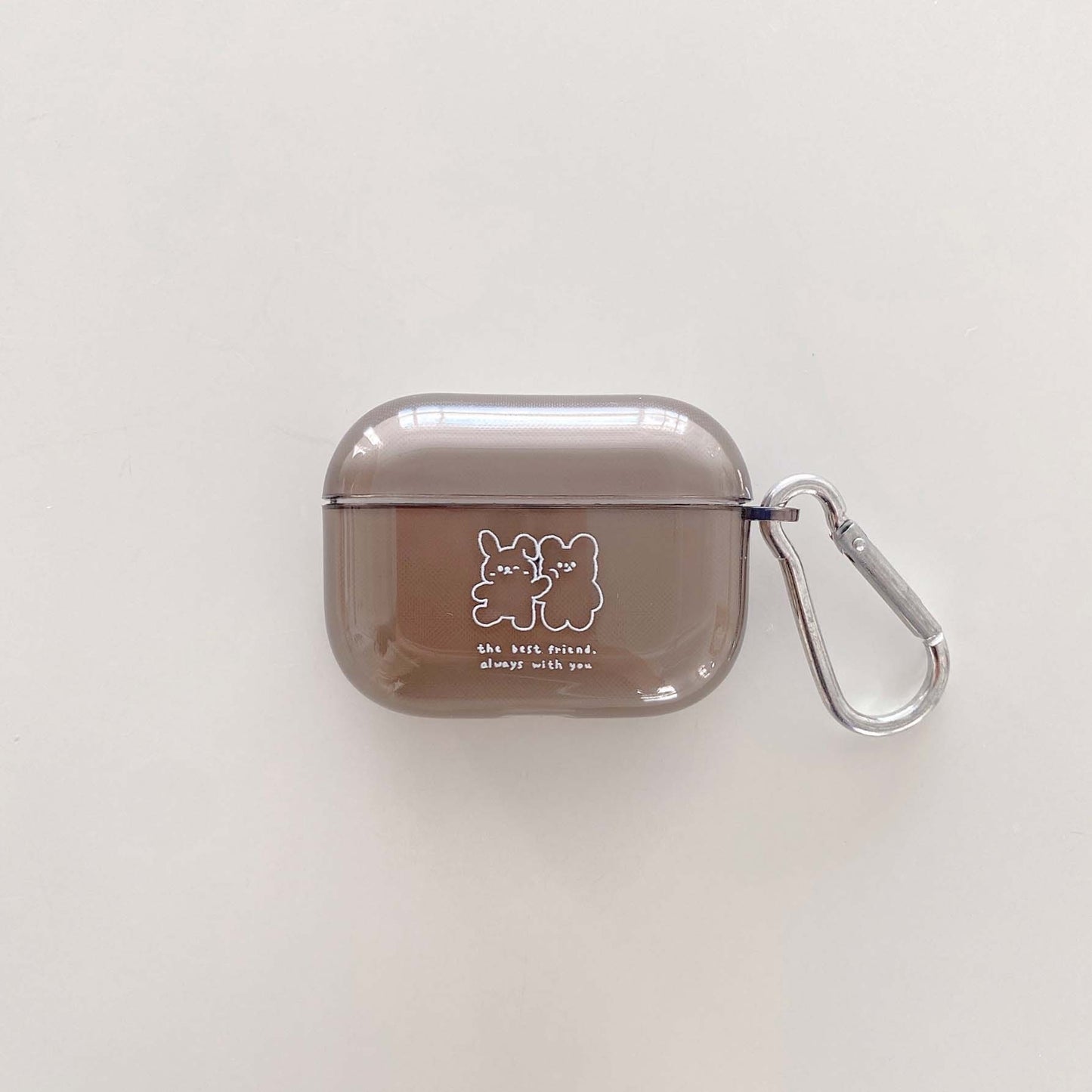 AirPods Couple Case <br/> Cute Rabbit and Bear Couple