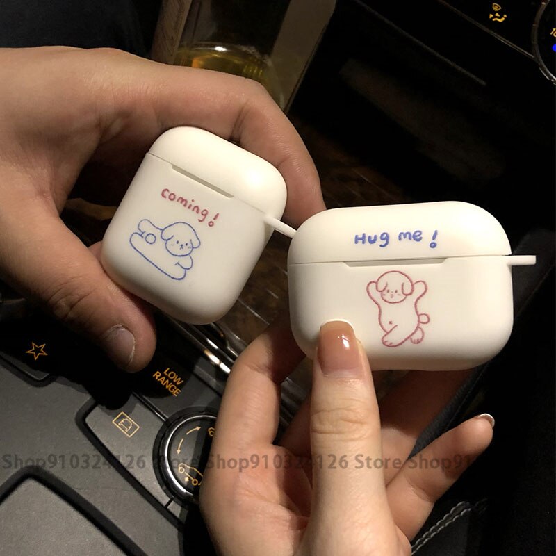 AirPods Couple Case <br/> Cute Teddy Couple Case