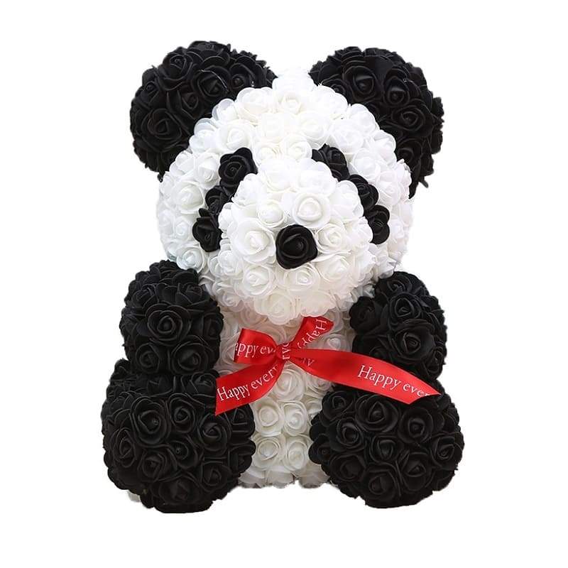 Rose Bear Panda - Couple-Gift-Store