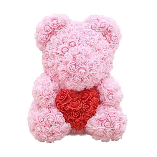 Valentine's Day Rose Bear - Couple-Gift-Store