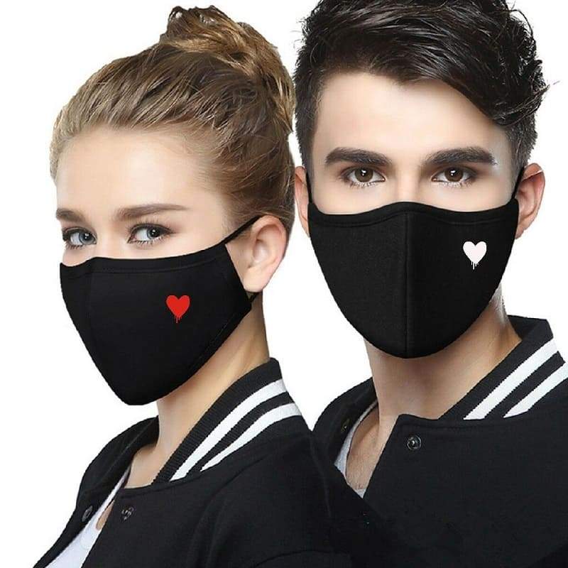 Heart Couple Mask