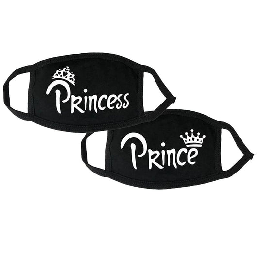 Prince Princess Couple Masks