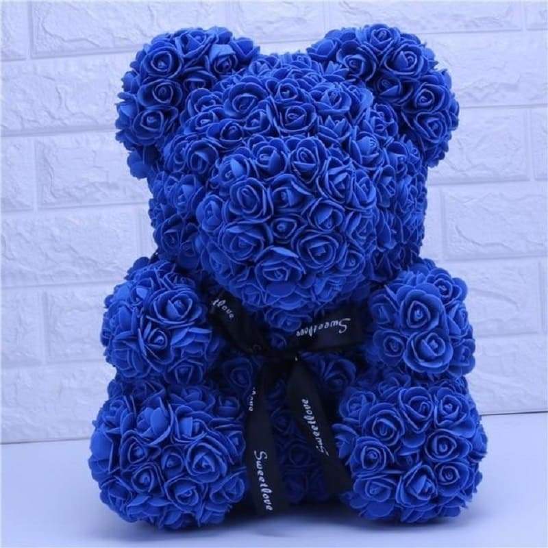Ours en Roses Bleu - Couple-Gift-Store