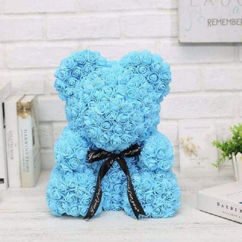 Blue Rose Bear