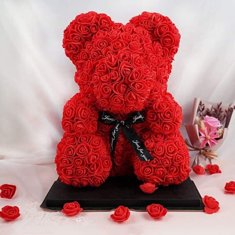 Red Rose Bear - Couple-Gift