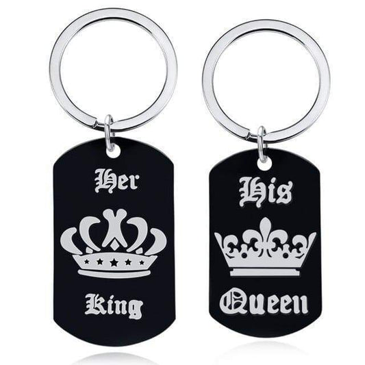 Royal Sign Couple Keychains