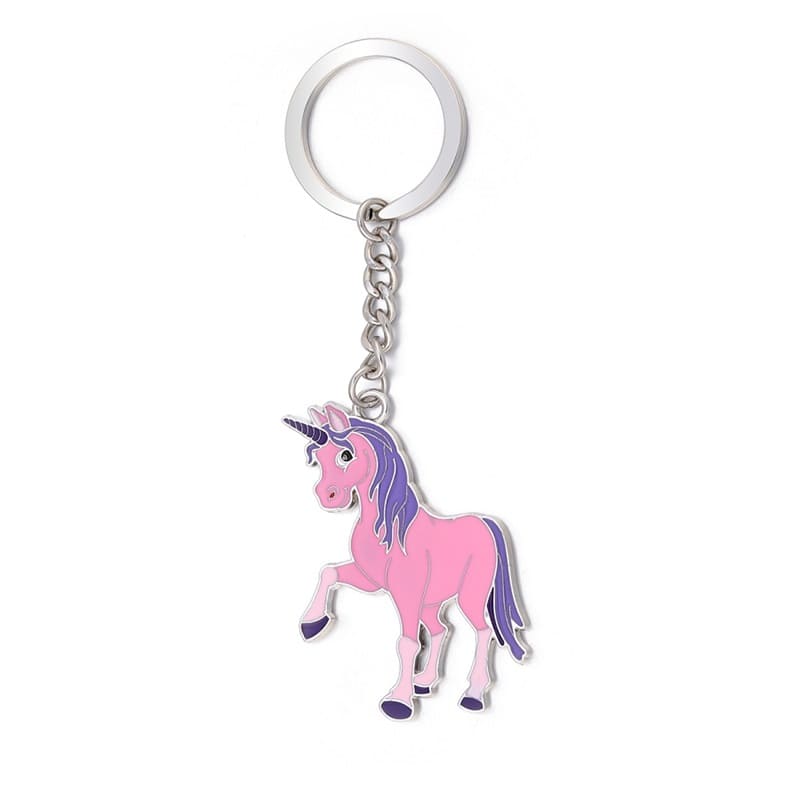 Unicorn Couple Keychains pink