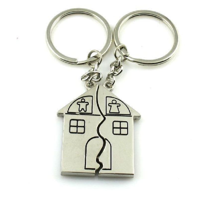 Home Couple Keychains