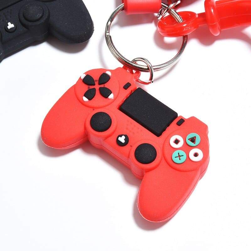 Red Controllers Couple Keychains