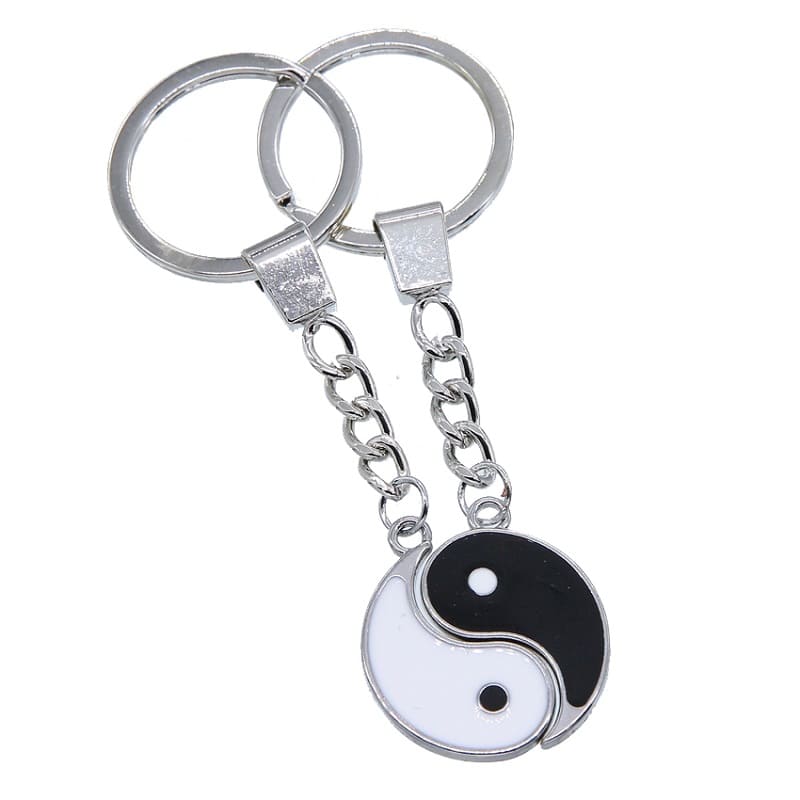 Yin Yang Couple Keychains