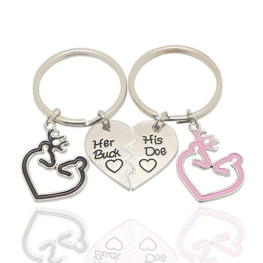 Hunting Couple Keychains
