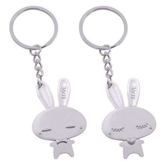 Bunny Couple Keychains