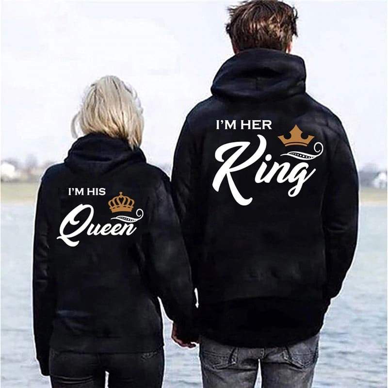 Women Men Duo King Queen Couple Sweats