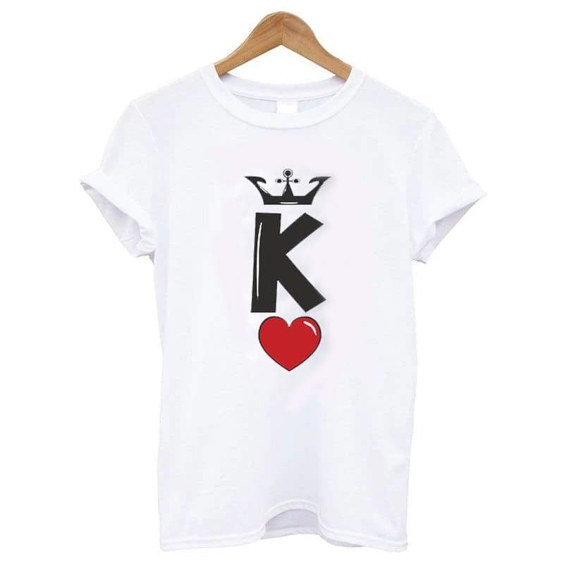 King of Hearts Couple T-shirts