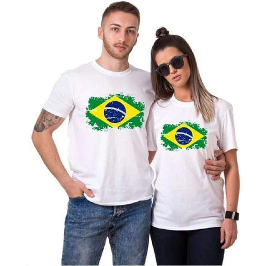 Brazil Couple T-shirts