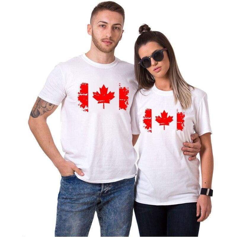 Canada Couple T-shirts