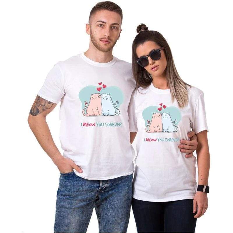 Cat Couple T-shirts