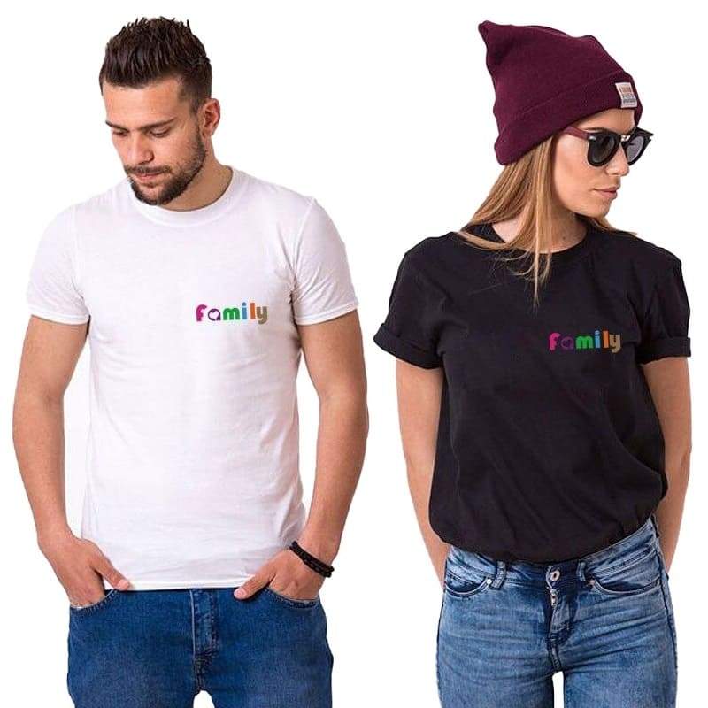 Fashionable Family Couple T-shirts