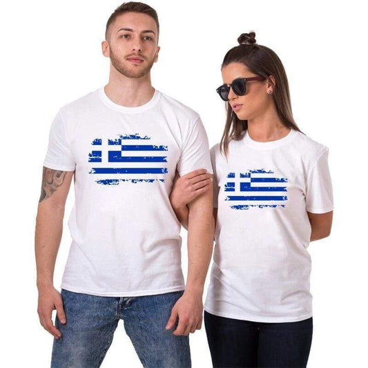Greece Couple T-shirts