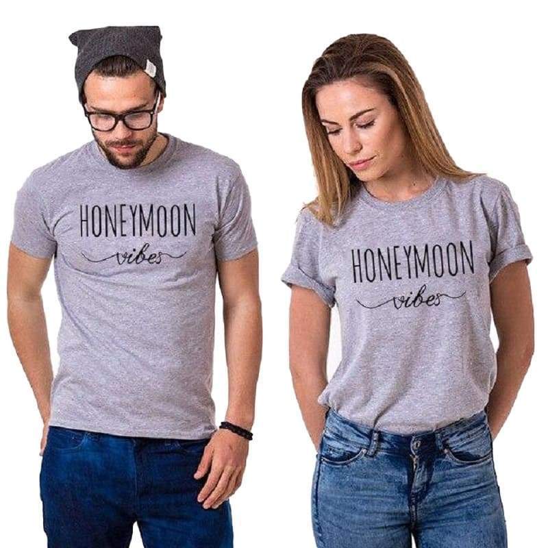 Honey Moon Couple T-shirts