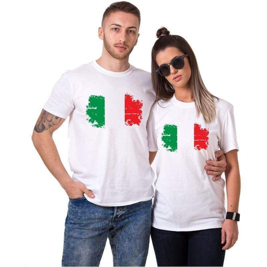 Italy Couple T-shirts