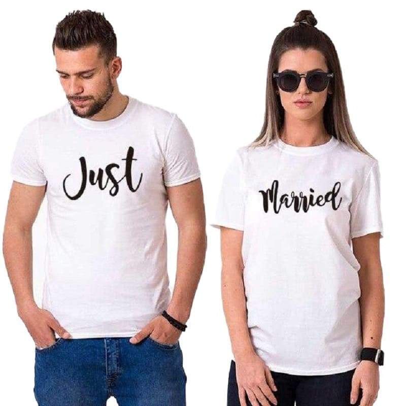 Wedding day Couple T-shirts