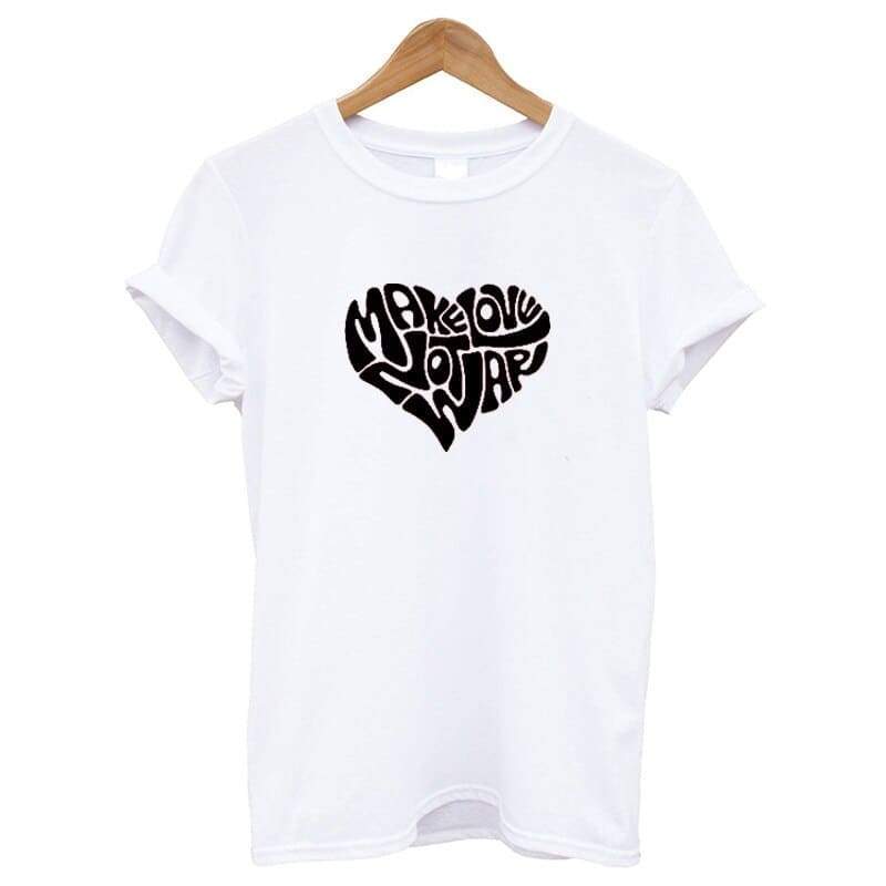 Heart Couple T-shirts Women